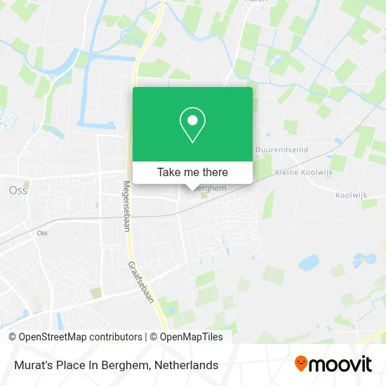 Murat's Place In Berghem map
