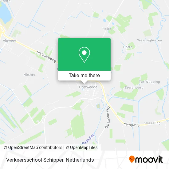 Verkeersschool Schipper map