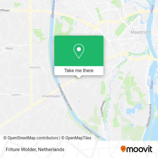 Friture Wolder map