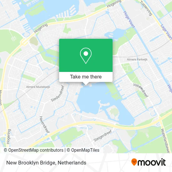 New Brooklyn Bridge map
