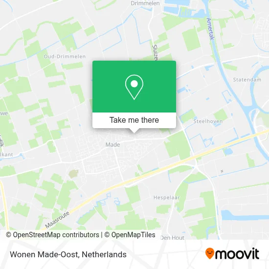 Wonen Made-Oost map