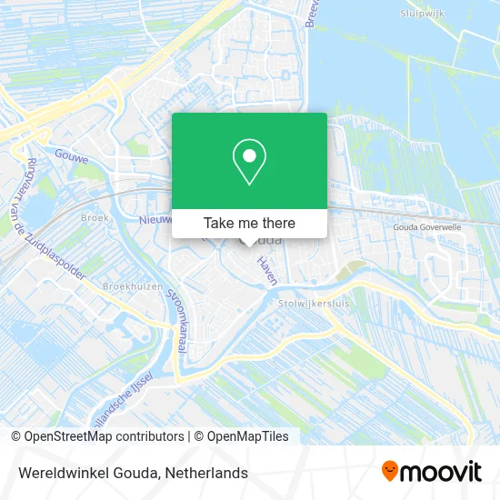 Wereldwinkel Gouda map