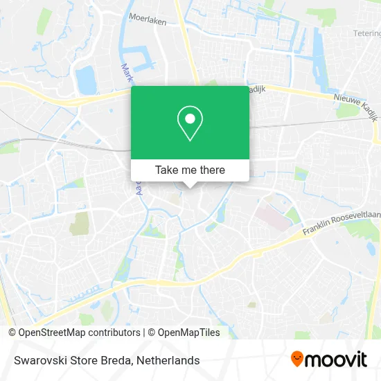 Swarovski Store Breda map