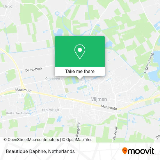 Beautique Daphne map