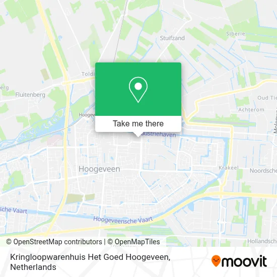 Kringloopwarenhuis Het Goed Hoogeveen map