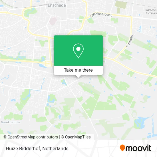 Huize Ridderhof map