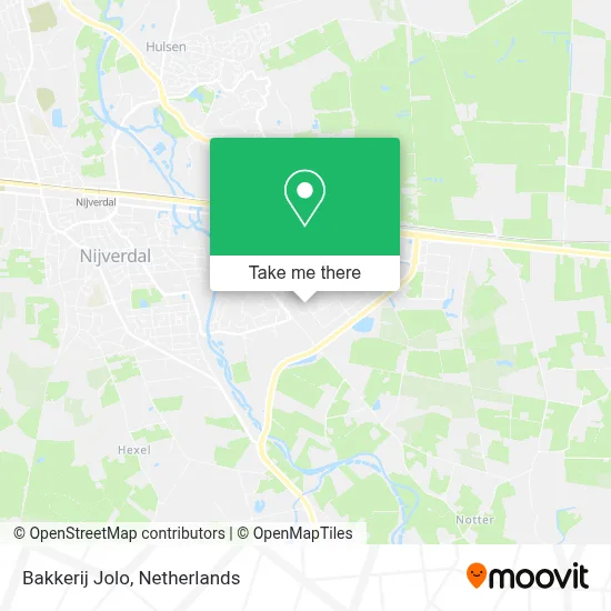 Bakkerij Jolo map