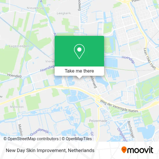 New Day Skin Improvement map