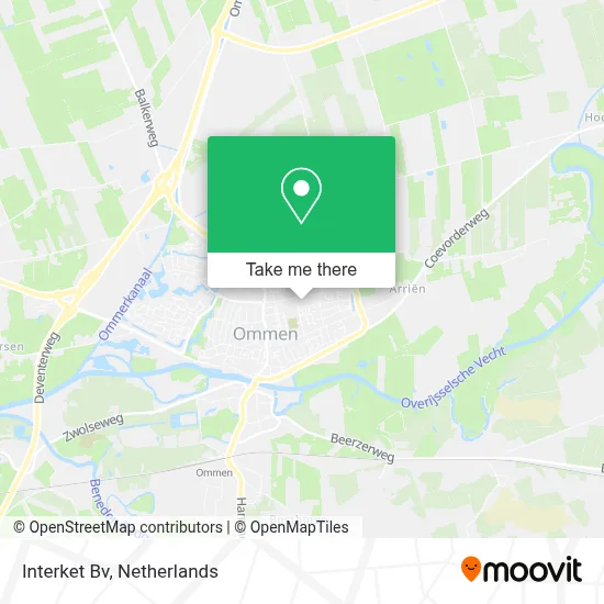 Interket Bv map