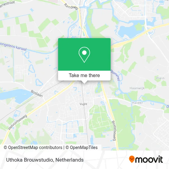 Uthoka Brouwstudio map