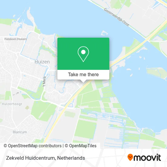 Zekveld Huidcentrum map