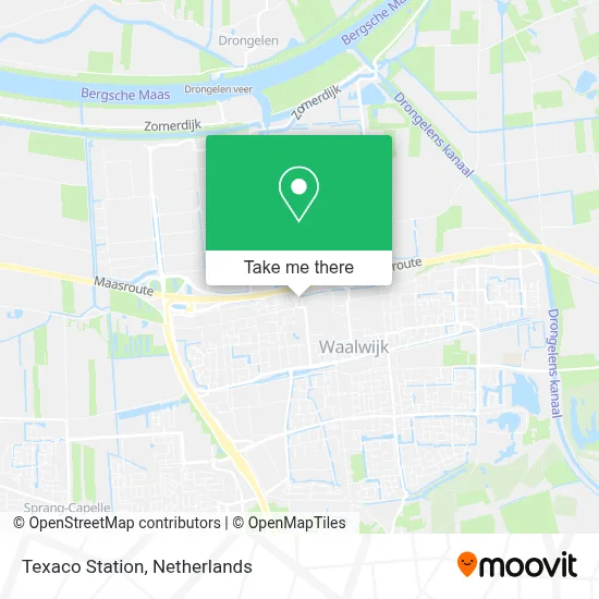 Texaco Station map