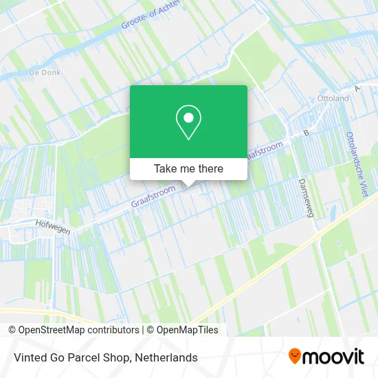 Vinted Go Parcel Shop Karte