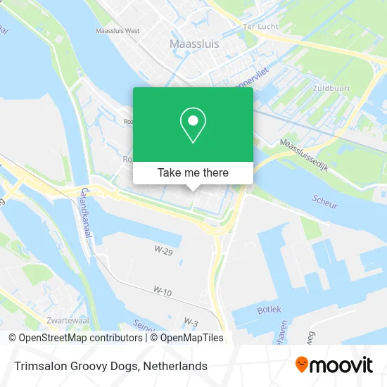 Trimsalon Groovy Dogs map