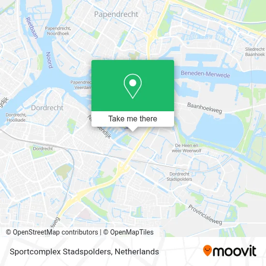 Sportcomplex Stadspolders map