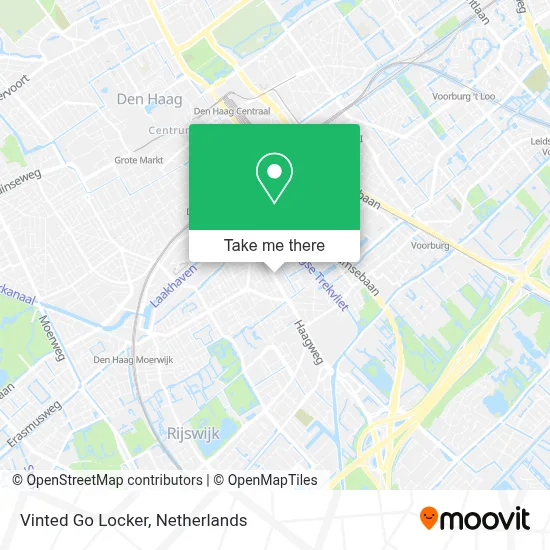 Vinted Go Locker map