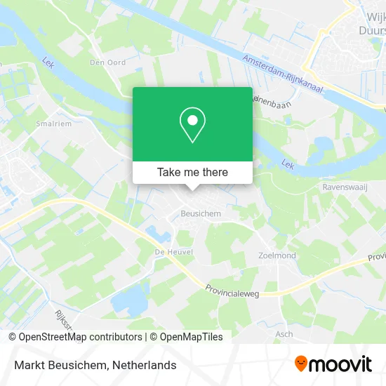 Markt Beusichem map