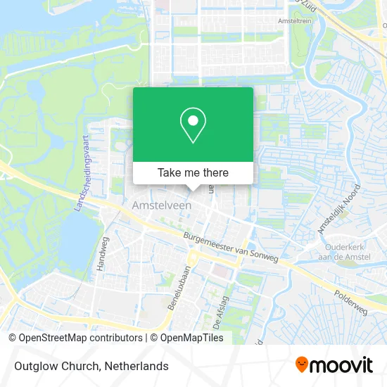 Outglow Church map