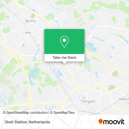 Shell Station map