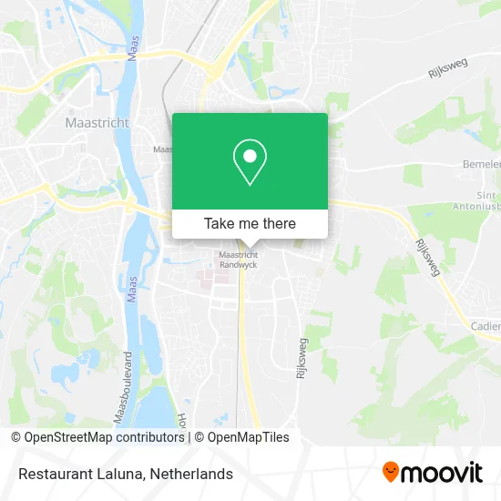 Restaurant Laluna map