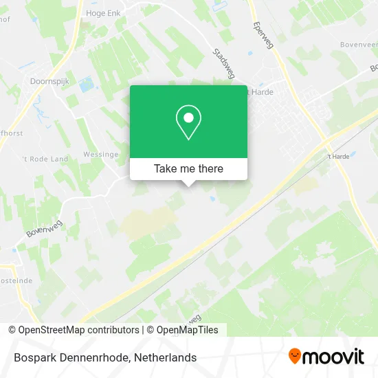 Bospark Dennenrhode Karte