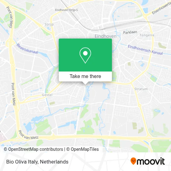 Bio Oliva Italy map