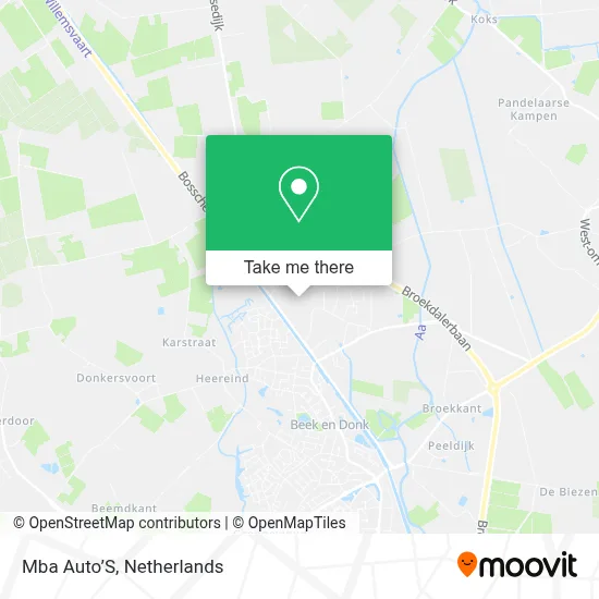 Mba Auto’S map