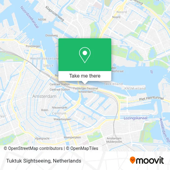 Tuktuk Sightseeing map