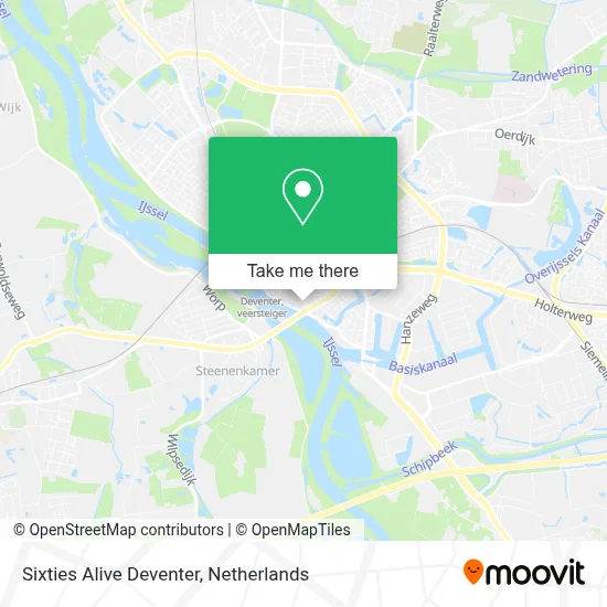 Sixties Alive Deventer map