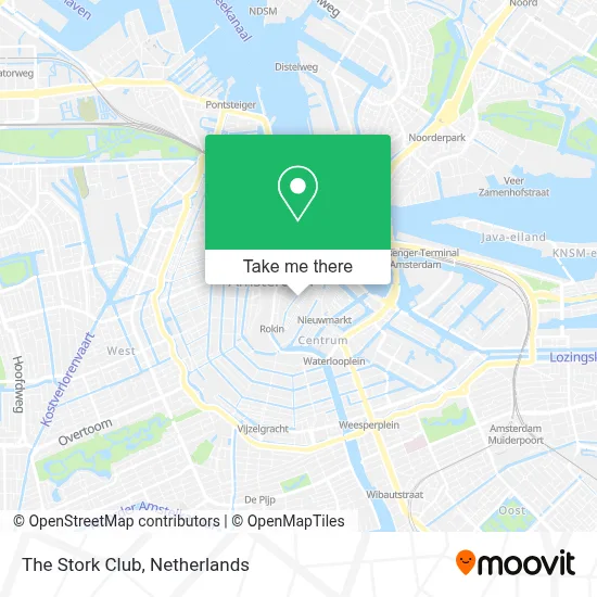 The Stork Club map