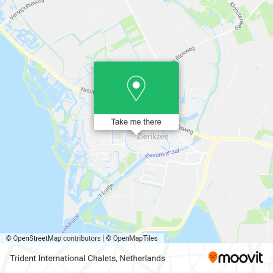 Trident International Chalets map