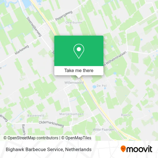 Bighawk Barbecue Service map
