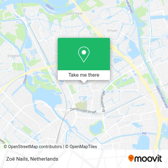 Zoë Nails map