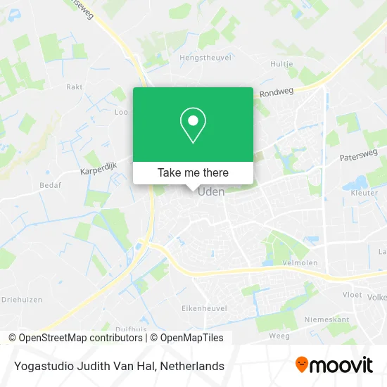 Yogastudio Judith Van Hal map