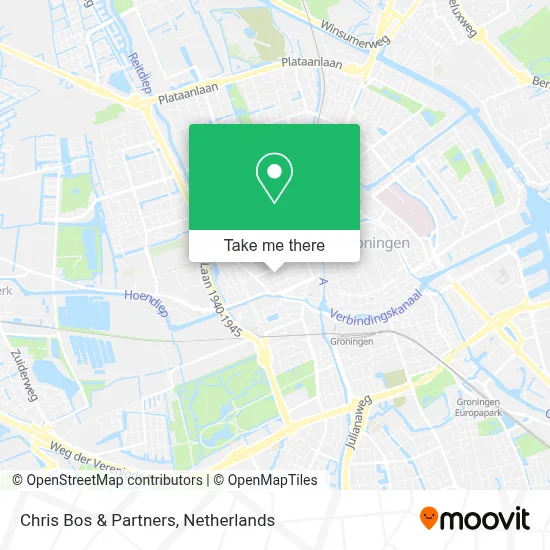 Chris Bos & Partners map