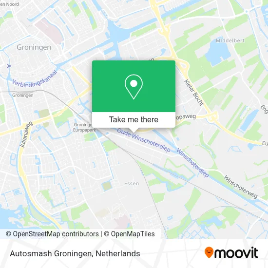 Autosmash Groningen map