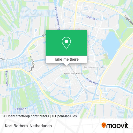 Kort Barbers map