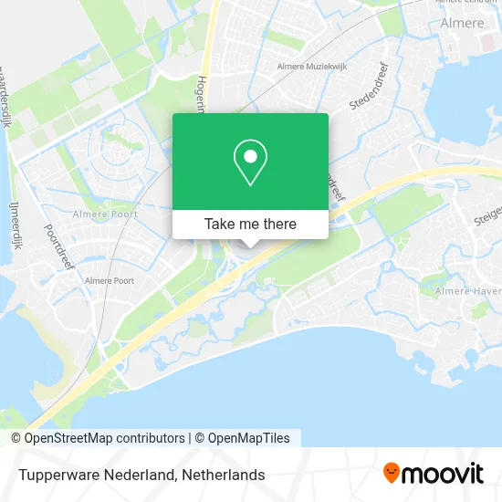 Tupperware Nederland map