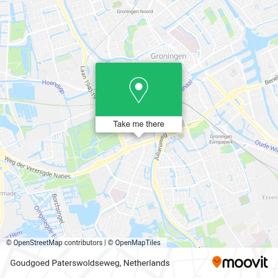 Goudgoed Paterswoldseweg map
