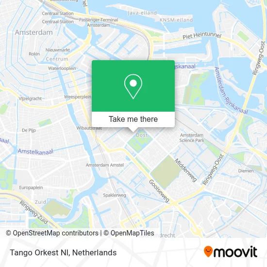 Tango Orkest Nl map