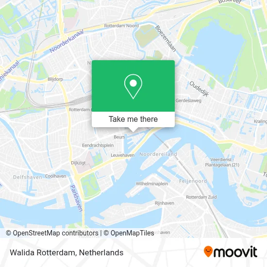 Walida Rotterdam map