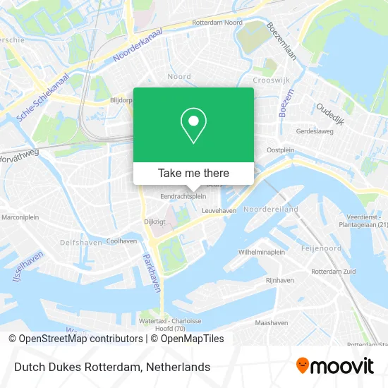Dutch Dukes Rotterdam map
