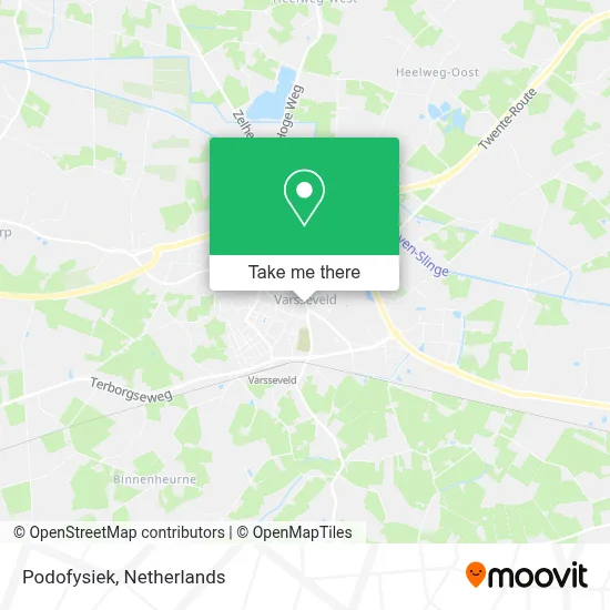 Podofysiek map