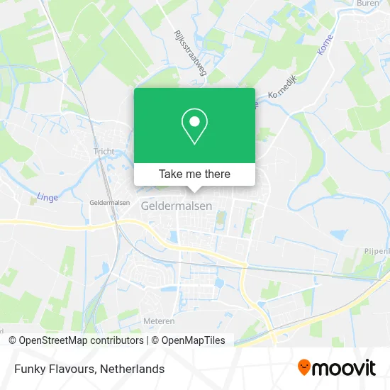 Funky Flavours map