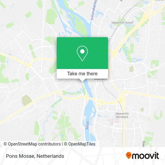 Pons Mosae map