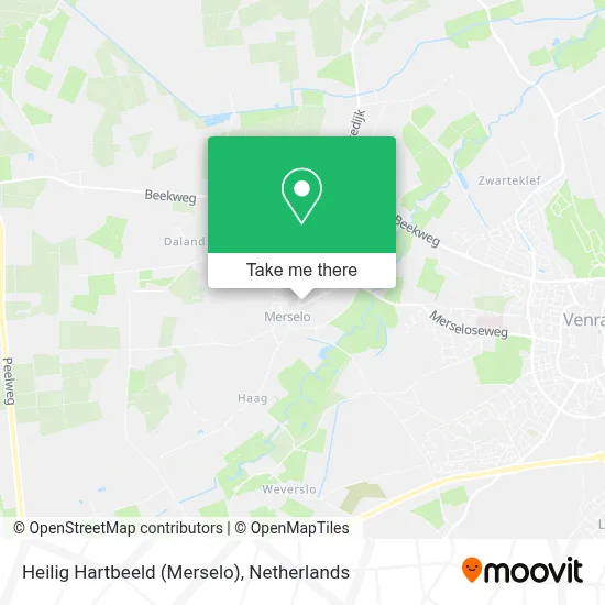 Heilig Hartbeeld (Merselo) map