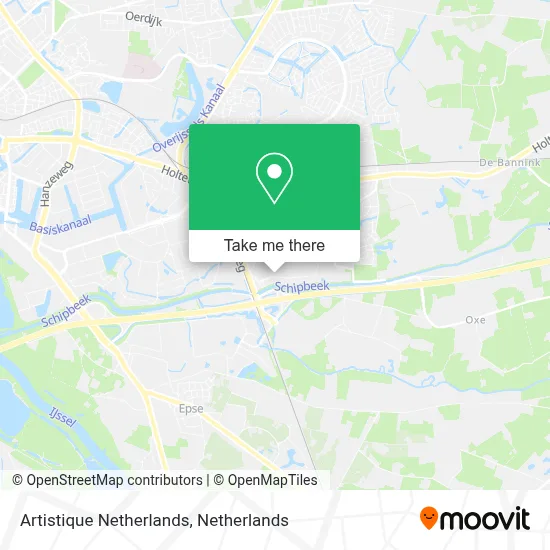 Artistique Netherlands map