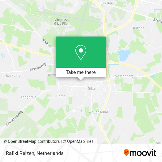 Rafiki Reizen map
