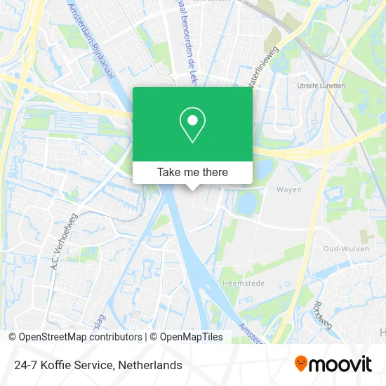 24-7 Koffie Service Karte