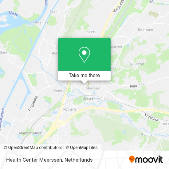 Health Center Meerssen map